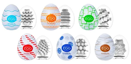 Tenga Egg Variety Pack Standard - 6 Textured Intimate Sleeves