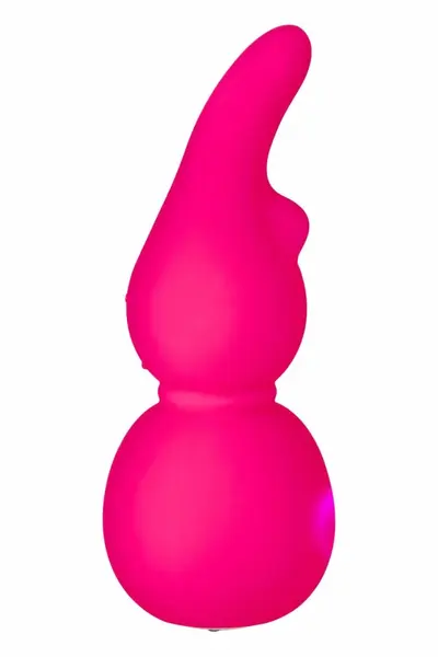 FemmeFunn Stubby Massager Pink - Compact 7-Mode Silicone Device