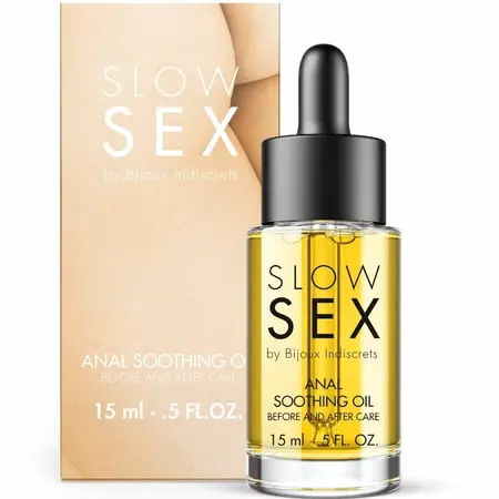 Bijoux Indiscrets Slow Sex Soothing Botanical Anal Oil 15ml - Natural Care