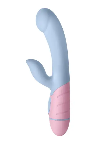 FemmeFunn FFIX Rabbit Light Blue Dual-Action Silicone Massager 20 Modes