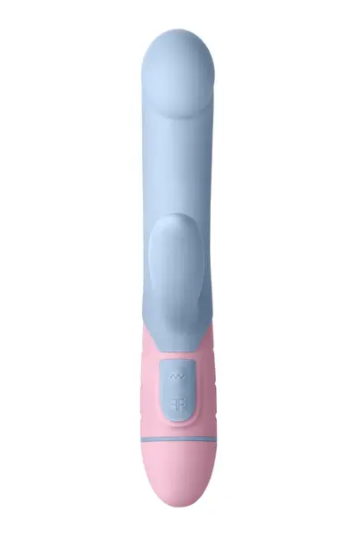 FemmeFunn FFIX Rabbit Light Blue Dual-Action Silicone Massager 20 Modes