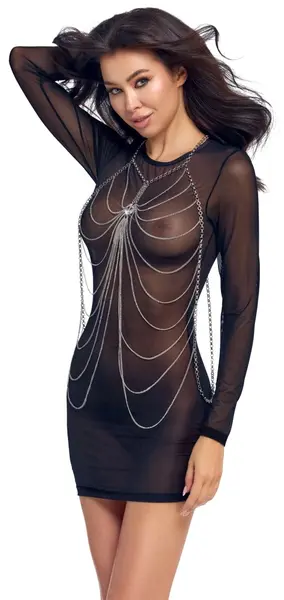 Cottelli Accessories Body Chain Silver - Elegant Decorative Jewelry