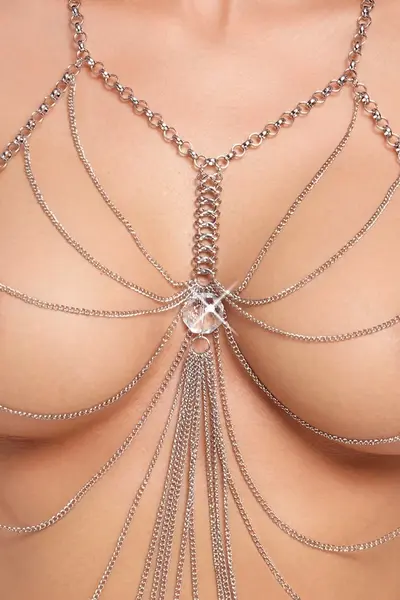 Cottelli Accessories Body Chain Silver - Elegant Decorative Jewelry