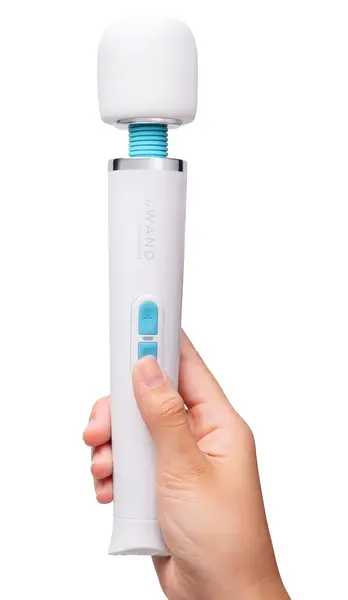 le Wand Classique Petite Cordless Massage Wand White 24.9cm