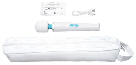 le Wand Classique Petite Cordless Massage Wand White 24.9cm