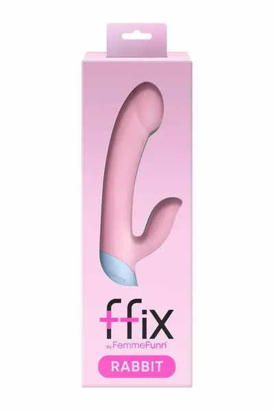 FFIX Rabbit вибратор зайче, розов, 20 режима
