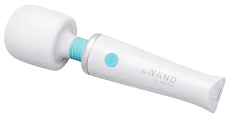 le Wand Classique Mini Wand Massager White - Compact Rechargeable Model