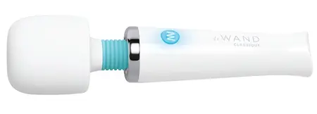 le Wand Classique Mini Wand Massager White - Compact Rechargeable Model