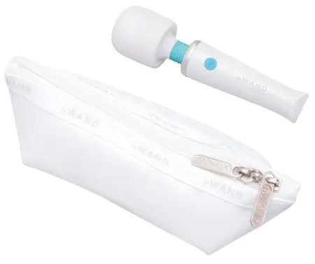 le Wand Classique Mini Wand Massager White - Compact Rechargeable Model