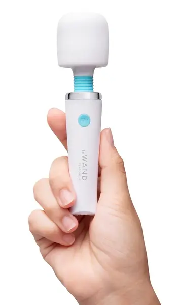 le Wand Classique Mini Wand Massager White - Compact Rechargeable Model
