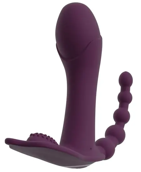 beau coeur ARIVA RC Panty Triple-Action Remote System, Black, 11.7 cm