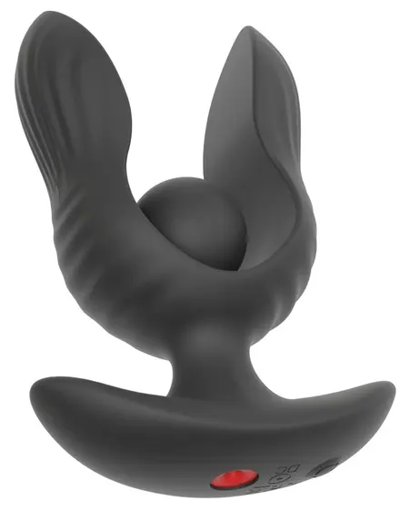 ANOS RC Inflatable Silicone Plug with Vibration, Expandable, Black, 10.9 cm