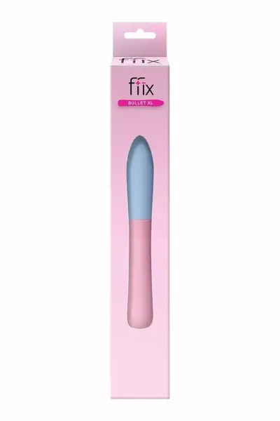 FFIX Bullet XL тънък вибратор, розов, водоустойчив, 19,6 см