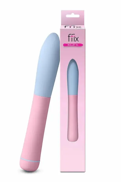 FFIX Bullet XL тънък вибратор, розов, водоустойчив, 19,6 см
