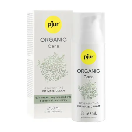pjur Organic Care Regenerating Intimate Cream 50ml - Vegan Formula