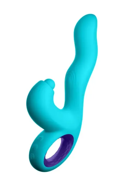 FemmeFunn Klio Turquoise Triple Action Intimate Device 21.3cm