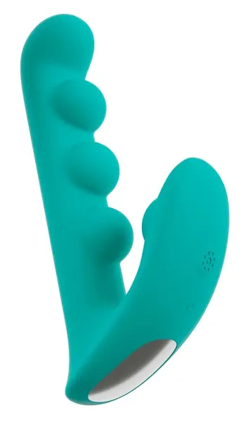 beau coeur Sylora Unique Beads Intimate Dual-Stim System, 17 cm, Violet
