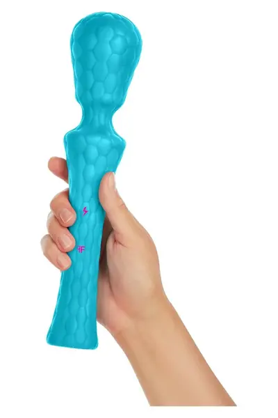 FemmeFunn Ultra Wand XL Turquoise - Extra Large Rechargeable Massager