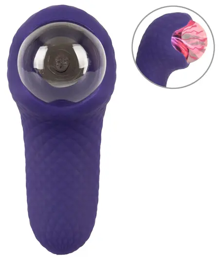 beau coeur Zanto Plasma Dual-Ended Vibrator with Illuminated Glass Ball, 13.3 cm