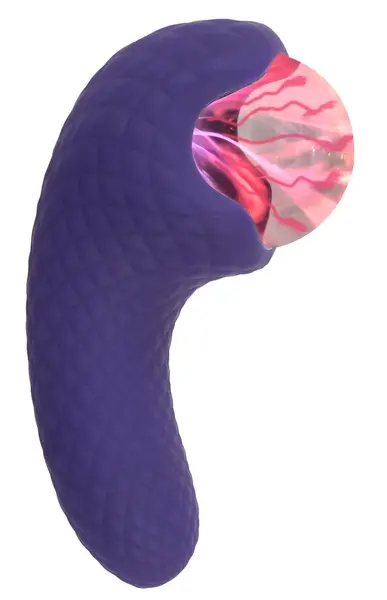 beau coeur Zanto Plasma Dual-Ended Vibrator with Illuminated Glass Ball, 13.3 cm
