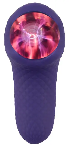 beau coeur Zanto Plasma Dual-Ended Vibrator with Illuminated Glass Ball, 13.3 cm