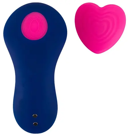 Sweet Smile RC Heart-Shaped Intimate Wearable Vibrator Pink 10cm