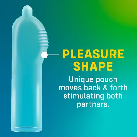ONE Pleasure Plus 12-Pack Advanced Contoured Latex Condoms