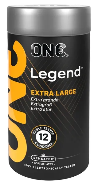 Legend латексови презервативи XL, веган, 56 мм, 12 бр.