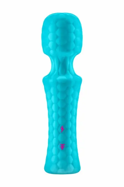 FemmeFunn Ultra Wand Mini Turquoise - Compact Waterproof Massager 10 Modes