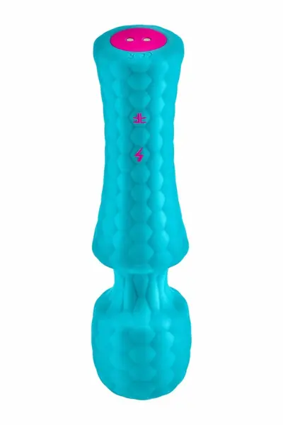 FemmeFunn Ultra Wand Mini Turquoise - Compact Waterproof Massager 10 Modes