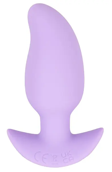 Cuties Vibrating Plug Purple - Compact Silicone Model, 7 Modes, 8 cm
