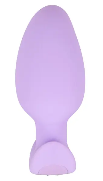 Cuties Vibrating Plug Purple - Compact Silicone Model, 7 Modes, 8 cm