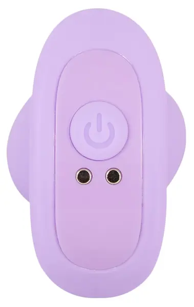 Cuties Vibrating Plug Purple - Compact Silicone Model, 7 Modes, 8 cm