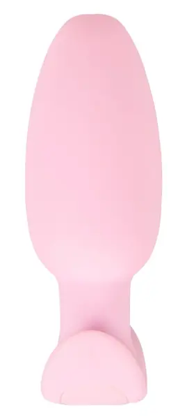Cuties Rose Vibrating Plug - Compact Silicone Model, 7 Modes, 8 cm