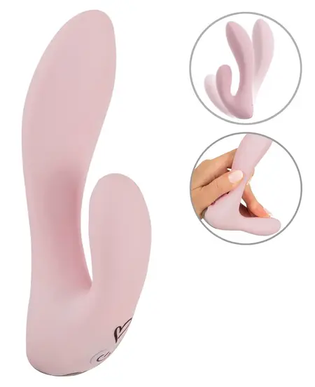 beau coeur Cerya Strong Mini Dual-Arm Vibrator, 14 cm, Purple