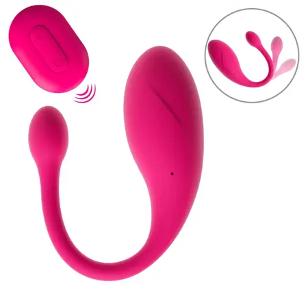 beau coeur KORAL RC Vibrating Pelvic Floor Trainer 20 cm Silicone Pink