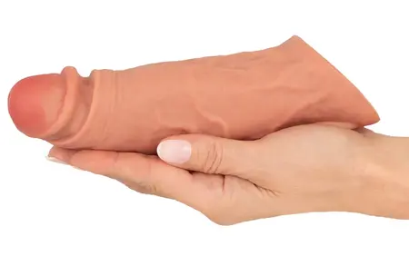 Realistixxx RealSleeve Vibrating Extension 20 cm Liquid Silicone
