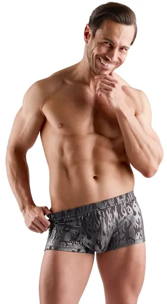 Svenjoyment Pants 3XL Metallic Silver Design, Stretch Waistband