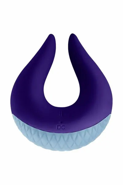 FemmeFunn Volea Dark Purple/Light Blue - Precision Fluttering Tip Vibrator