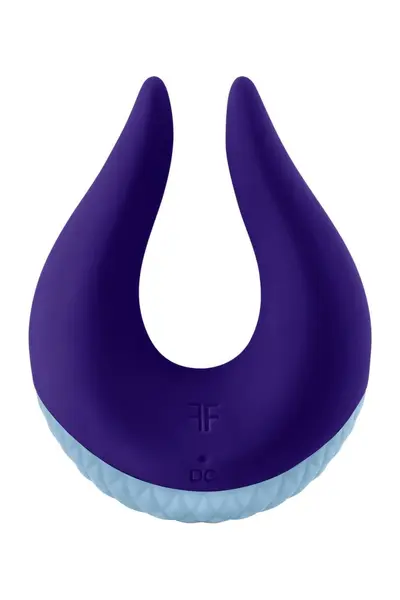FemmeFunn Volea Dark Purple/Light Blue - Precision Fluttering Tip Vibrator