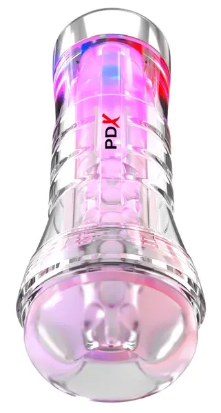 PDX Elite ViewTube XXL See-Thru LED Intimate Machine, Transparent 27.3cm