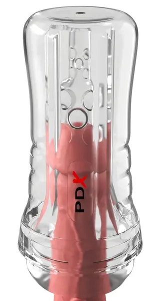 PDX Elite ViewTube EZ-Grip Transparent Stimulation System 21cm