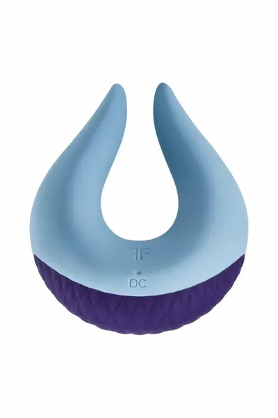 FemmeFunn Volea Light Blue Intimate Device - 10 Modes, Waterproof, Compact