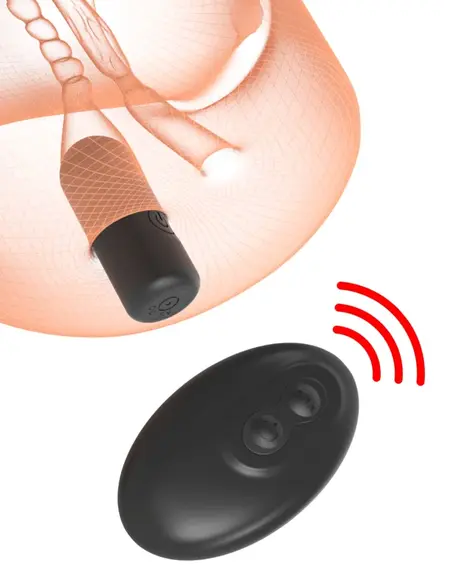 PDX Plus Double Pounder Vibrating Intimate System, Dual Tunnel, 20.5 cm