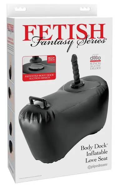 Fetish Fantasy Series Body Dock Inflatable Support Seat with Silicone Attachment