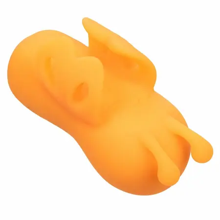 CalExotics Neon Vibes Orange Ergonomic Finger Device 10 Modes Waterproof