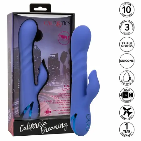 CalExotics California Dreaming LA Love Blue Intimate Machine 14cm USB