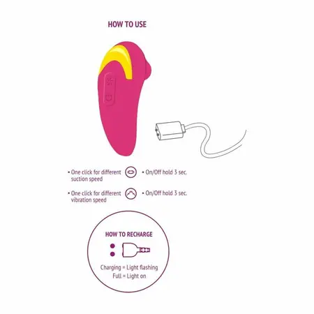 Xocoon Infinite Love Intimate Stimulator, Fuchsia, Rechargeable