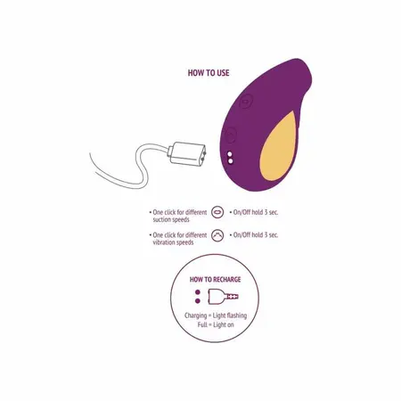 XOCOON Divine Love Pulse Stimulator Purple - Dual Action Device