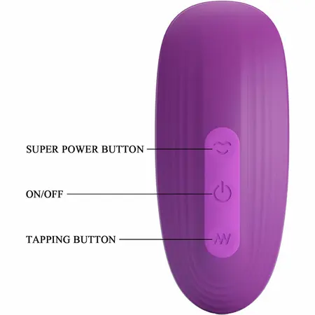 ROMANCE Adora Violet Mini Wave Intimate Stimulator 7 Modes Waterproof